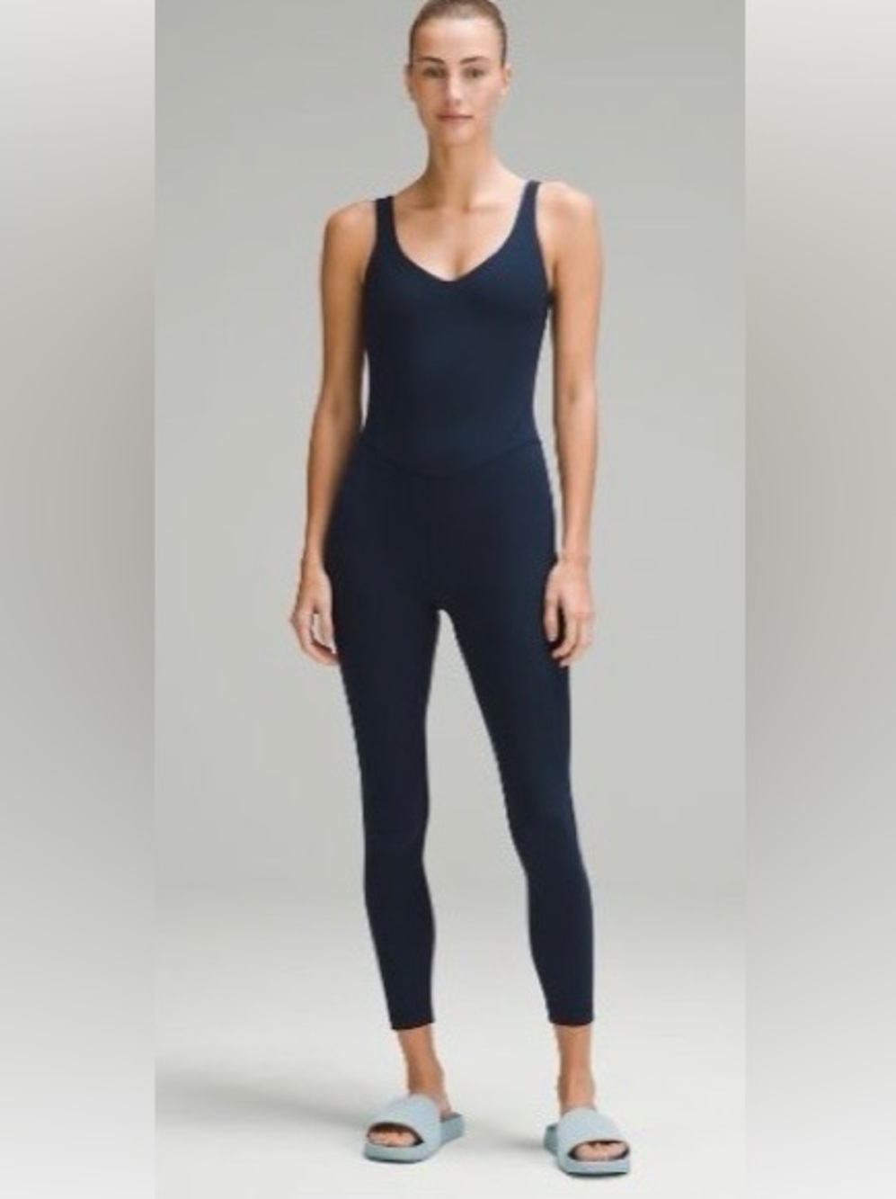 lululemon athletica Navy Scoop-Neck Unitard